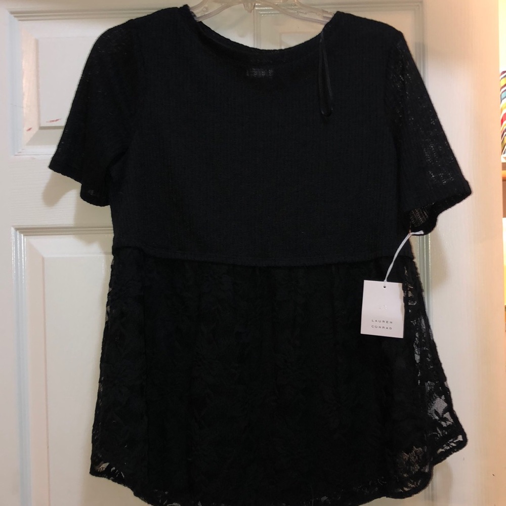 Lauren Conrad Black Shirt